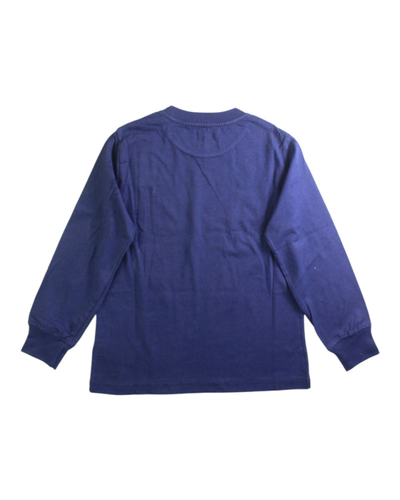A Navy Long Sleeve T Shirts from Polo Ralph Lauren in size 6T for neutral. (Back View)
