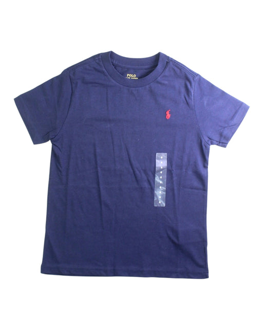 A Blue Short Sleeve T Shirts from Polo Ralph Lauren in size 6T for neutral. (Front View)