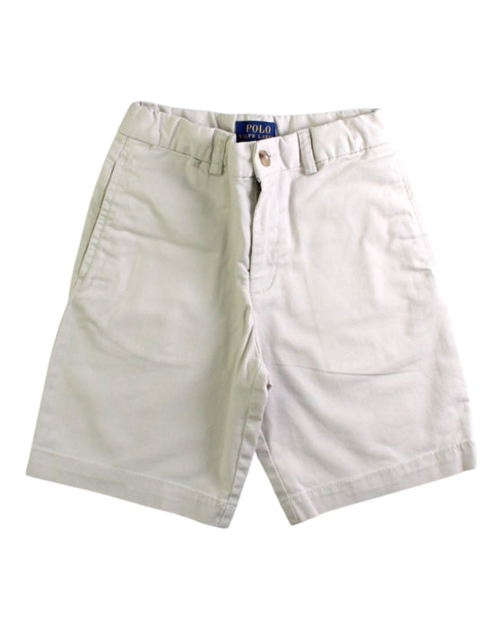 A White Shorts from Polo Ralph Lauren in size 7Y for boy. (Front View)