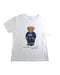 A White Short Sleeve T Shirts from Polo Ralph Lauren in size 6T for boy. (Front View)