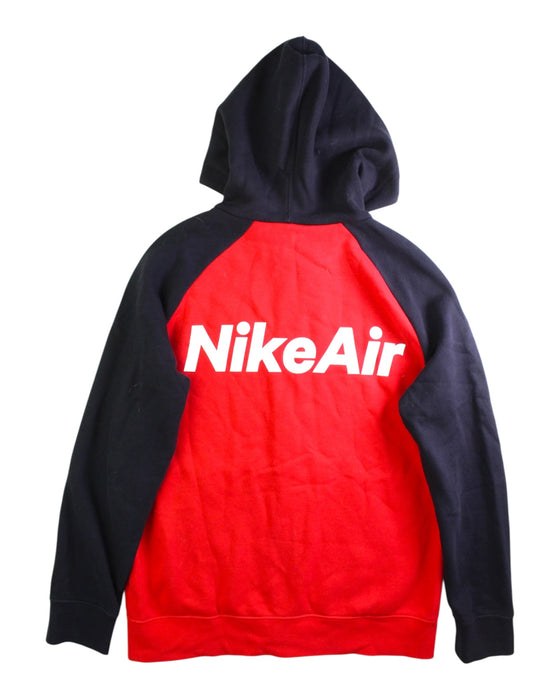 A Navy Hooded Sweatshirts from Nike in size 12Y for boy. (Back View)