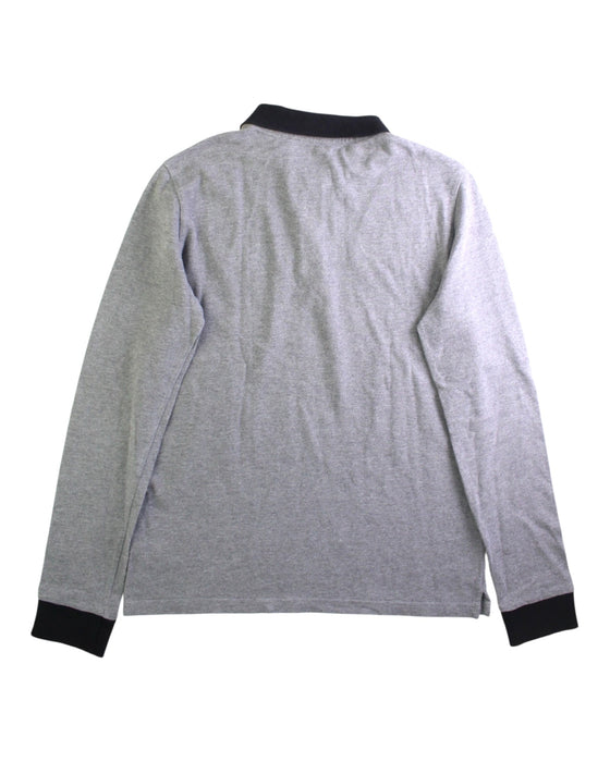 A Grey Long Sleeve Shirts from Moncler in size 14Y for boy. (Back View)