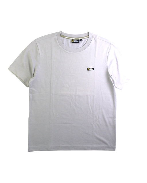 A White Short Sleeve T Shirts from National Geographic in size 13Y for boy. (Front View)