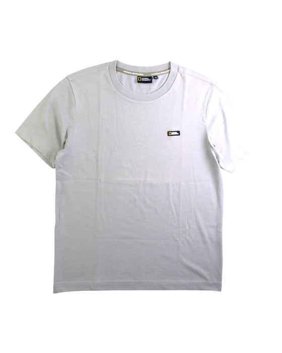 A White Short Sleeve T Shirts from National Geographic in size 13Y for boy. (Front View)
