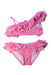 A Pink Bikinis from Janie & Jack in size 6T for girl. (Front View)