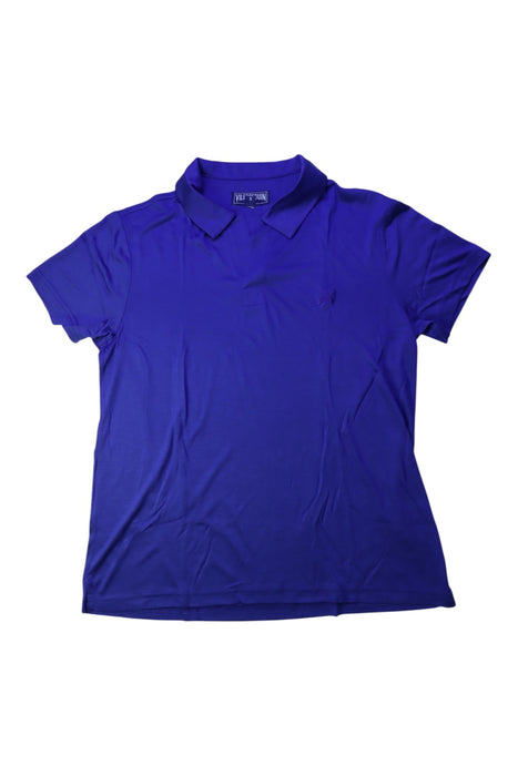 A Blue Short Sleeve Polos from Vilebrequin in size 14Y for boy. (Front View)