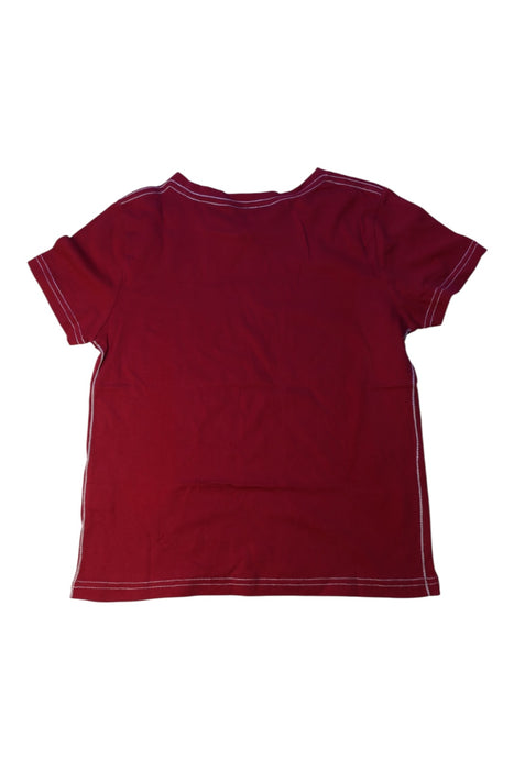 A Red Short Sleeve T Shirts from Shanghai Tang in size 6T for boy. (Back View)