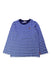 A Blue Long Sleeve T Shirts from Miki House in size 5T for boy. (Front View)