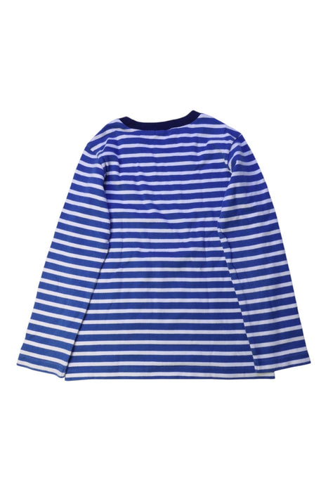 A Blue Long Sleeve T Shirts from Miki House in size 5T for boy. (Back View)