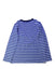 A Blue Long Sleeve T Shirts from Miki House in size 5T for boy. (Back View)