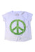 A White Short Sleeve T Shirts from Chaser in size 6T for girl. (Front View)