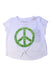 A White Short Sleeve T Shirts from Chaser in size 4T for girl. (Front View)