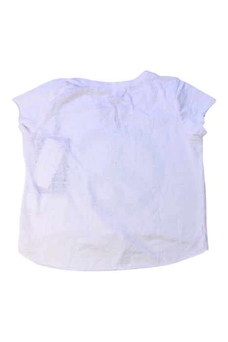 A White Short Sleeve T Shirts from Chaser in size 4T for girl. (Back View)