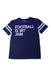 A Navy Short Sleeve T Shirts from Chaser in size 8Y for girl. (Front View)