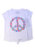 A White Short Sleeve T Shirts from Chaser in size 6T for girl. (Front View)