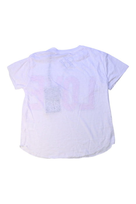 A White Short Sleeve T Shirts from Chaser in size 6T for girl. (Back View)