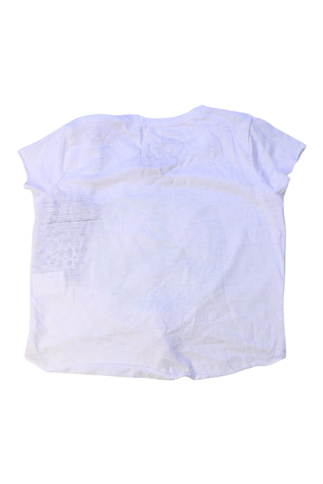 A White Short Sleeve T Shirts from Chaser in size 4T for girl. (Back View)