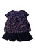A Navy Dress Sets from Oscar de la Renta in size 6T for girl. (Back View)