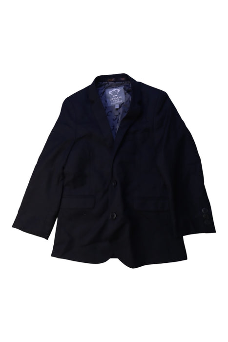 A Black Blazers from Appaman in size 6T for boy. (Front View)