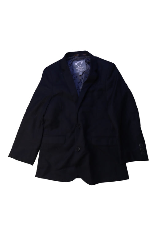 A Black Blazers from Appaman in size 6T for boy. (Front View)
