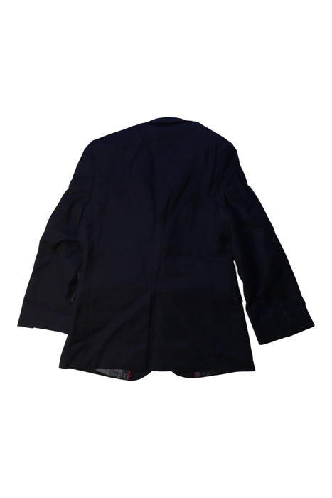 A Black Blazers from Appaman in size 6T for boy. (Back View)