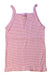 A Pink Sleeveless Tops from Petit Bateau in size 3T for girl. (Front View)