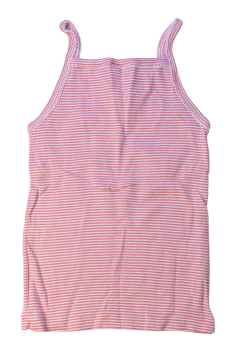 A Pink Sleeveless Tops from Petit Bateau in size 3T for girl. (Back View)