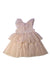A Peach Sleeveless Dresses from Konges Sløjd in size 2T for girl. (Back View)