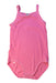 A Pink Sleeveless Bodysuits from Petit Bateau in size 3T for girl. (Front View)