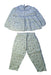 A Blue Pants Sets from Bonjour in size 2T for girl. (Front View)