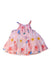 A Pink Sleeveless Dresses from Velveteen in size 0-3M for girl. (Back View)