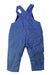 A Blue Long Overalls from Jacadi in size 6-12M for boy. (Back View)