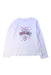 A White Long Sleeve T Shirts from Guess in size 6T for girl. (Front View)