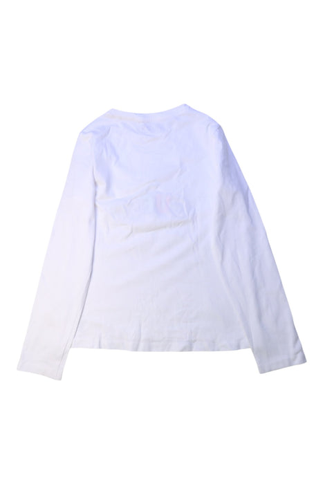 A White Long Sleeve T Shirts from Guess in size 6T for girl. (Back View)