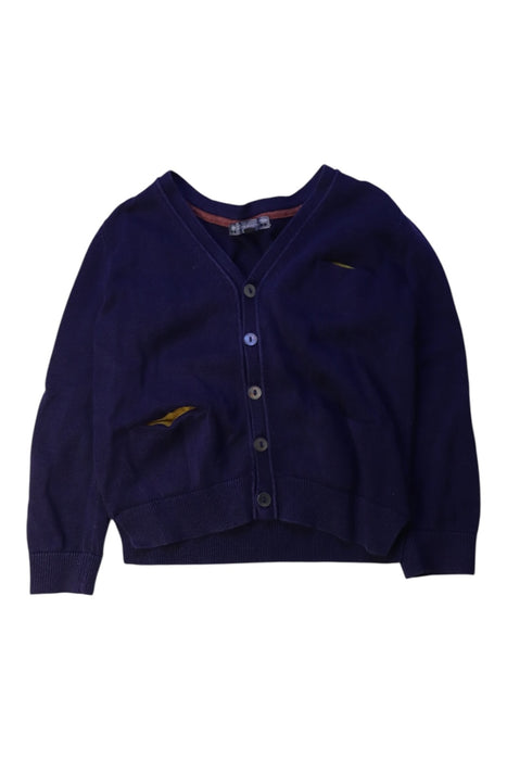 A Navy Cardigans from Bonpoint in size 4T for boy. (Front View)