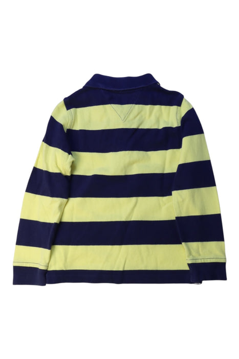 A Blue Long Sleeve Polos from Tommy Hilfiger in size 3T for boy. (Back View)