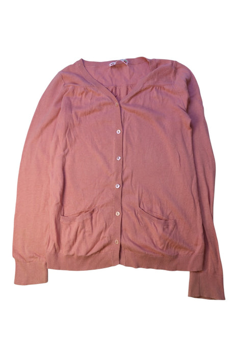 A Pink Cardigans from Bonpoint in size 10Y for girl. (Front View)
