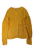 A Yellow Cardigans from Bonpoint in size 12Y for girl. (Front View)