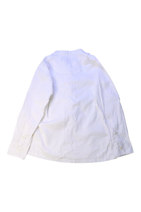 A White Long Sleeve Shirts from Roots in size 5T for girl. (Back View)
