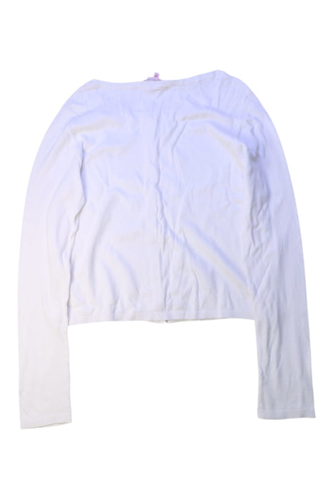 A White Cardigans from Bonpoint in size 10Y for girl. (Back View)