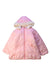 A Pink Puffer/Quilted Coats & Outerwear from Miki House in size 4T for girl. (Front View)