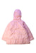A Pink Puffer/Quilted Coats & Outerwear from Miki House in size 4T for girl. (Back View)