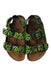 A Green Sandals from Birkenstock in size 5T for boy. (Back View)