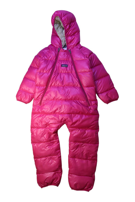A Pink Snowsuits from Patagonia in size 2T for girl. (Front View)