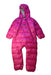 A Pink Snowsuits from Patagonia in size 2T for girl. (Front View)