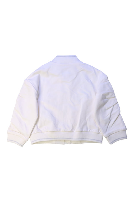 A White Lightweight Jackets from Original Marines in size 6-12M for girl. (Back View)