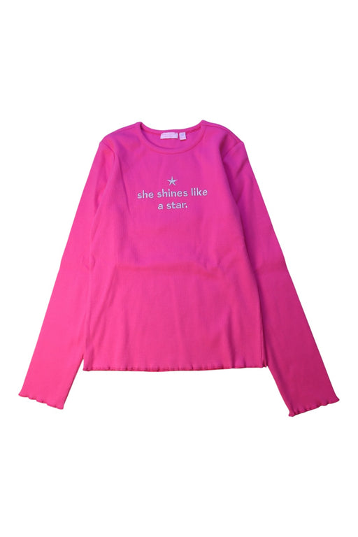 A Pink Long Sleeve Tops from Original Marines in size 7Y for girl. (Front View)