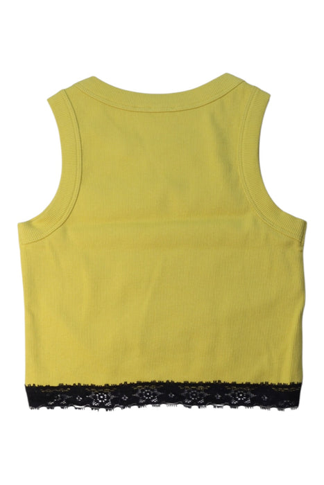 A Yellow Sleeveless Tops from Original Marines in size 7Y for girl. (Back View)