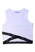 A White Sleeveless Tops from Original Marines in size 7Y for girl. (Front View)