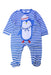 A Blue Onesies from Original Marines in size 3-6M for boy. (Front View)